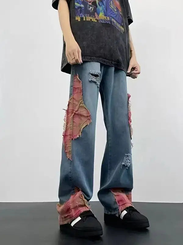 Flared Hip-Hop Jeans